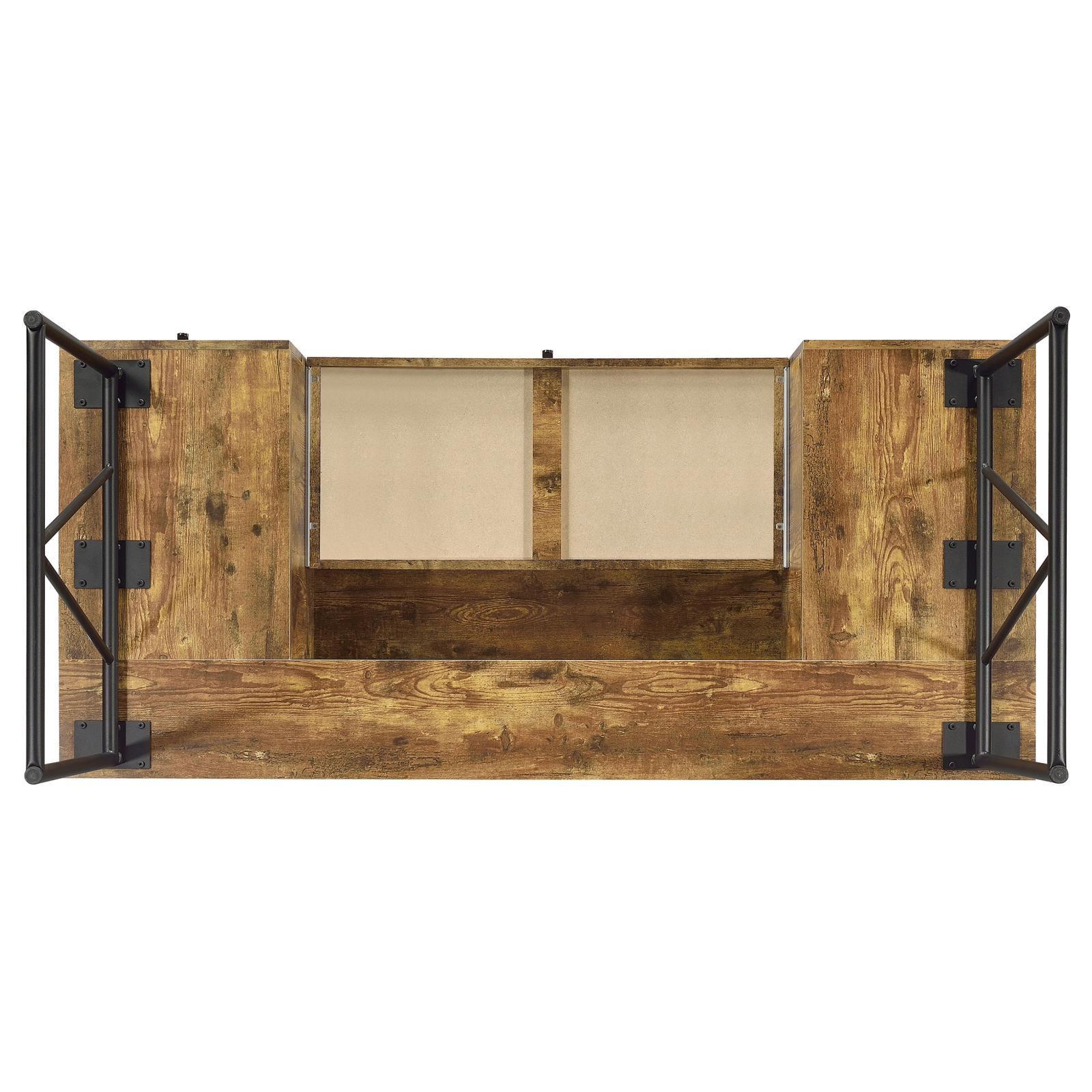 800999 Analiese Antique Nutmeg Writing Desk - Ella Furniture