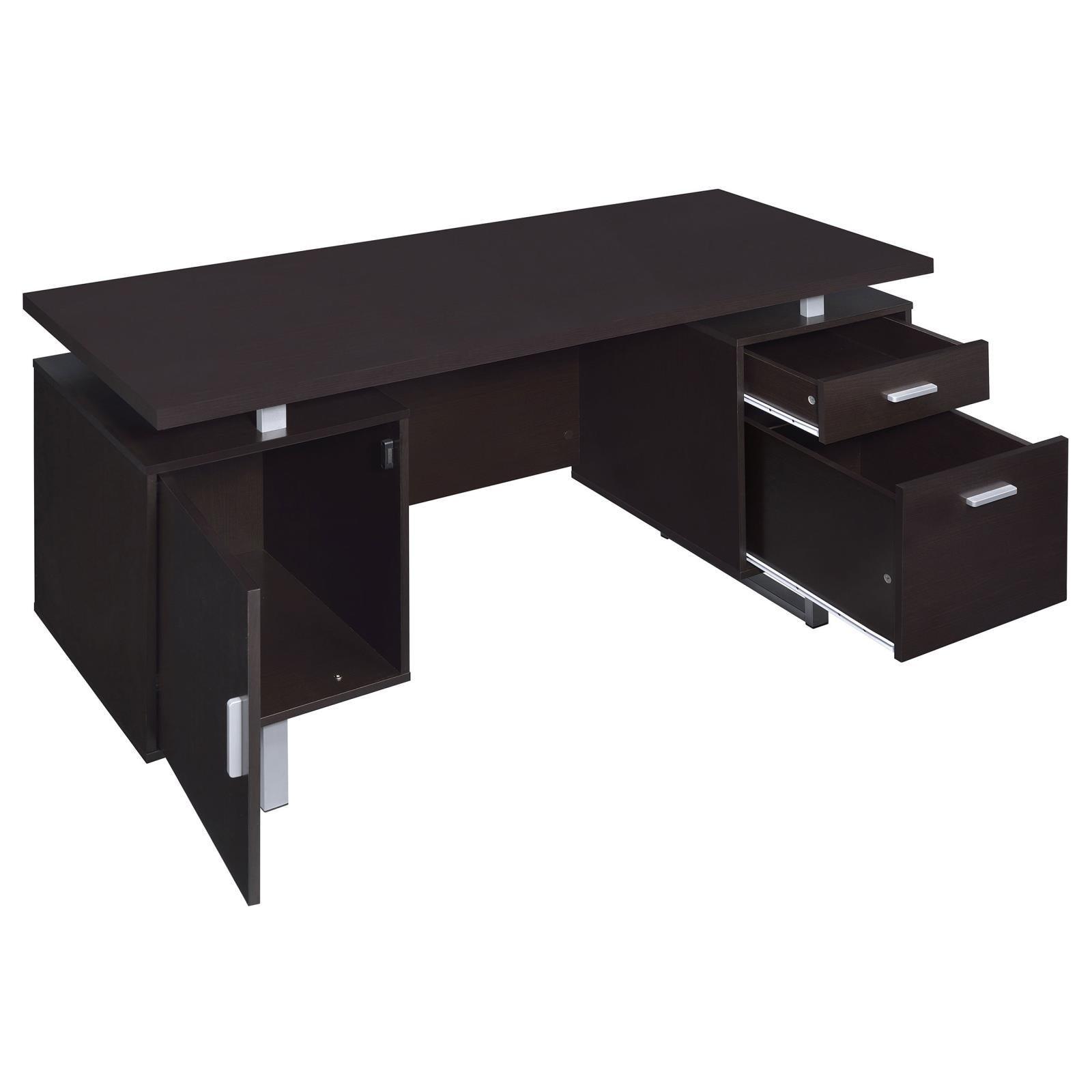 Lawtey Cappucino Office Desk - Ella Furniture