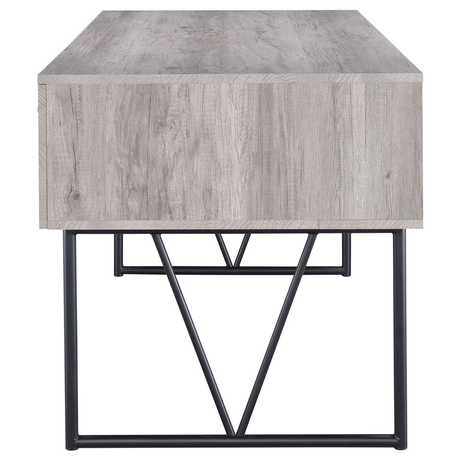 Analiese Grey Driftwood Writing Desk - Ella Furniture
