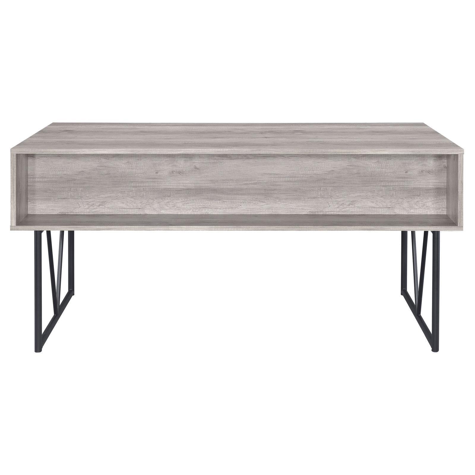 Analiese Grey Driftwood Writing Desk - Ella Furniture
