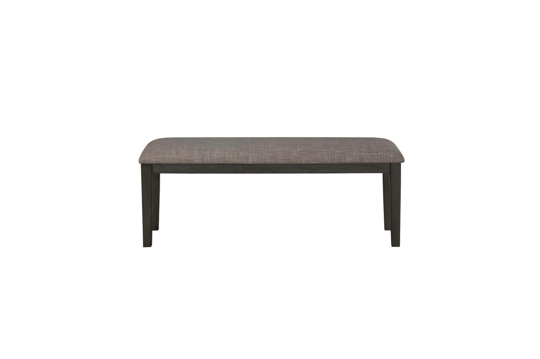 Baresford Gray Finish Contemporary Solid Wood Fabric Upholstery Seat Storage Dining Room Set - Ella Furniture