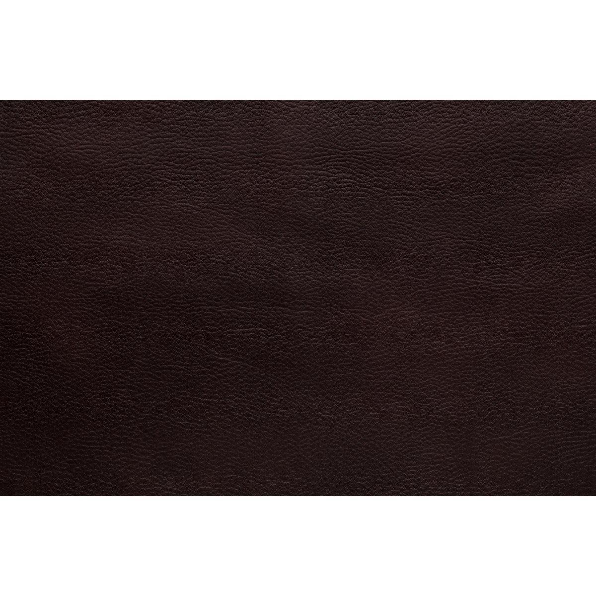 Bastrop Brown Solid Wood Premium Faux Leather Upholstery 3-Piece Sectional With Right Console - Ella Furniture