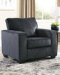 Altari Slate Chenille Chair - Ella Furniture