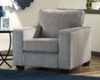 Altari Alloy Chenille Chair - Ella Furniture