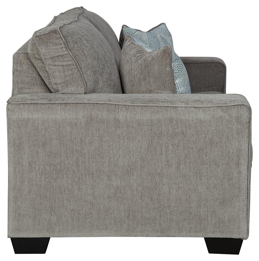 Altari Alloy Chenille Loveseat - Ella Furniture