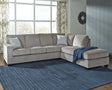 Altari Alloy Chenille 2-Piece Sectional With Chaise 87214S2 - Ella Furniture