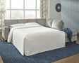 Altari Alloy Chenille 2-Piece Sleeper Sectional With Chaise 87214S3 - Ella Furniture