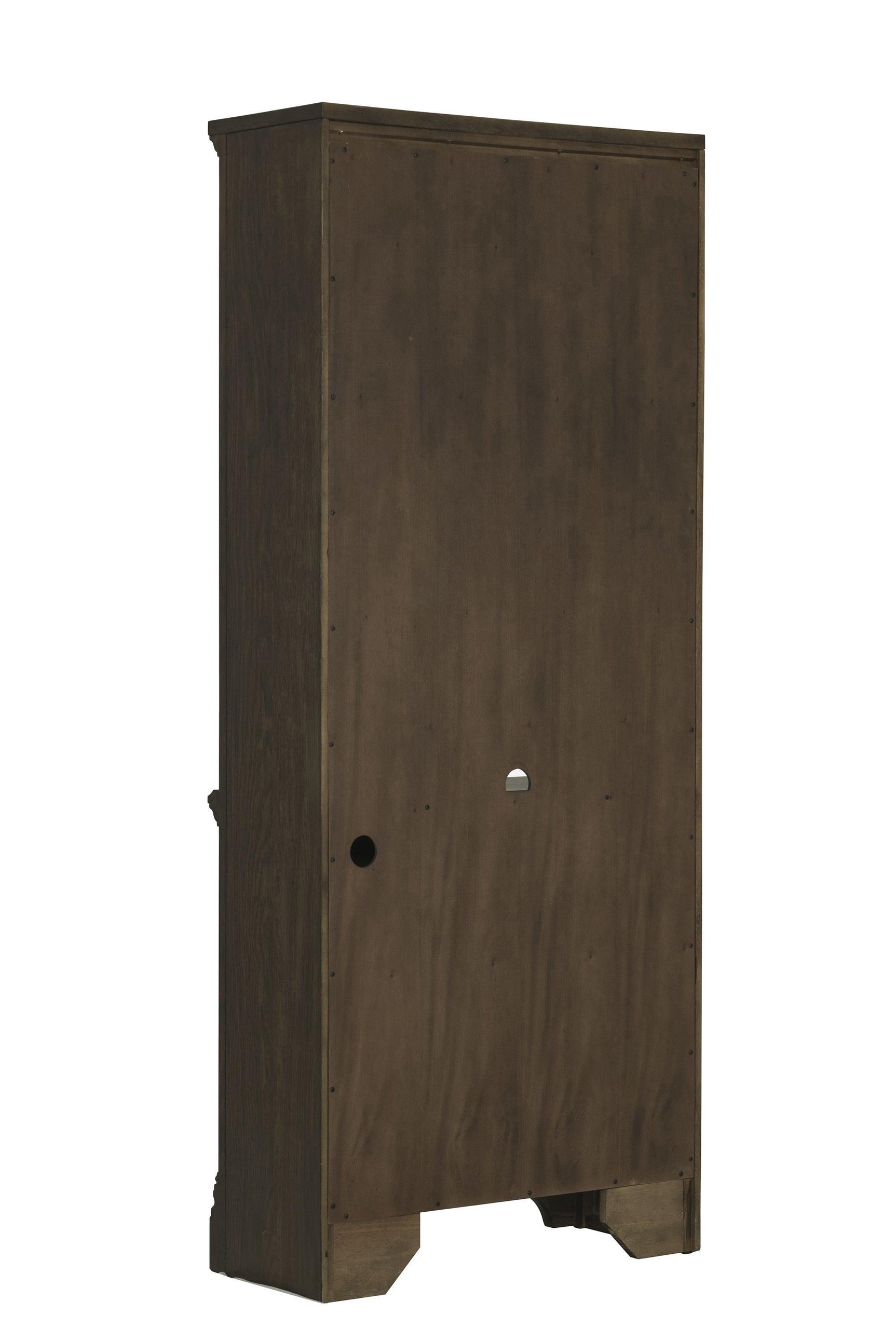 Hartshill Bookcase With Cabinet Burnished Oak - Ella Furniture