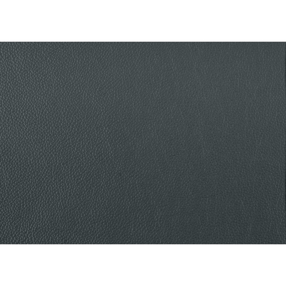 Mischa Dark Gray Solid Wood And Plywood Top Grain Lether Faux Leather Upholstery Chair - Ella Furniture