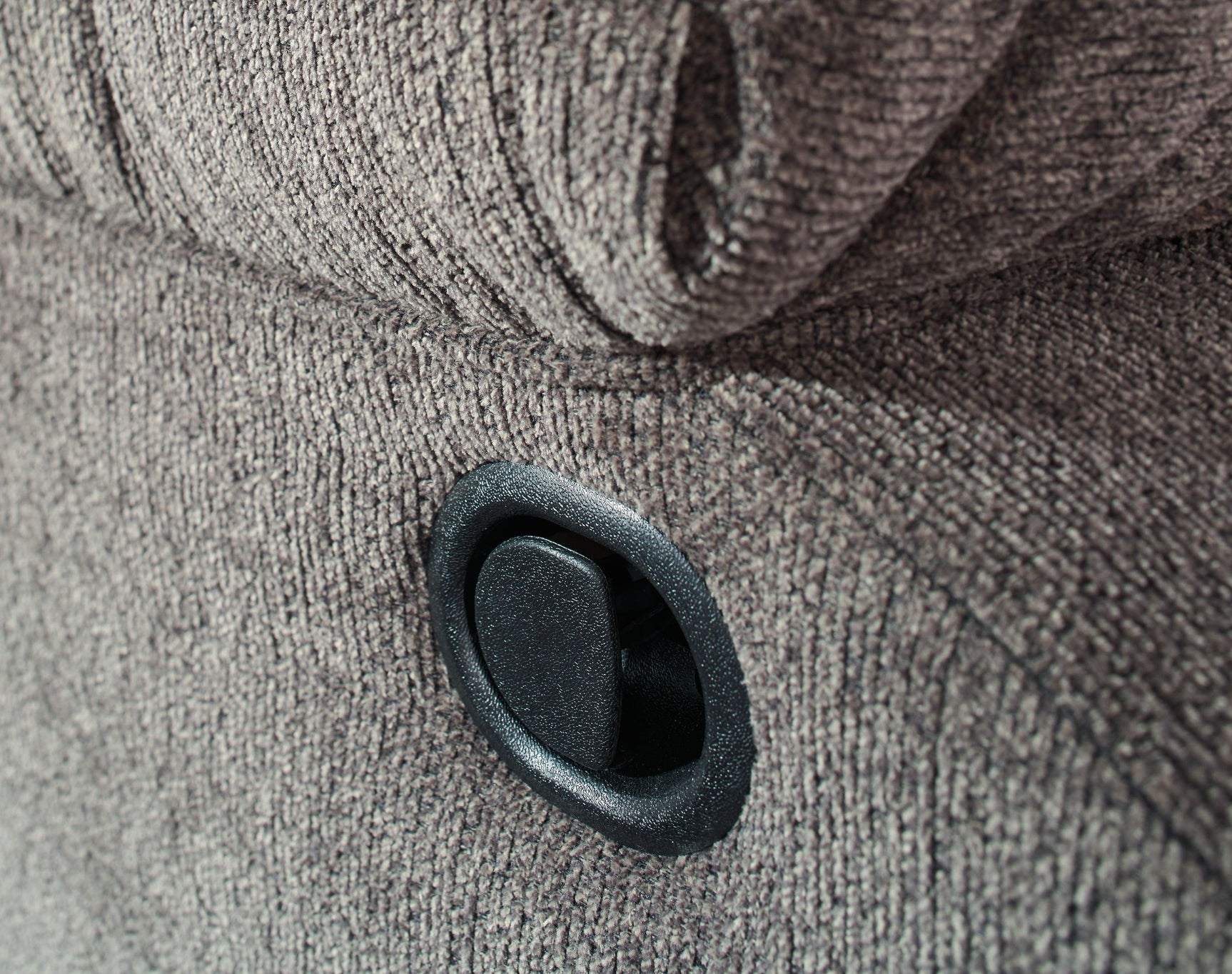 Tulen Gray Chenille Recliner - Ella Furniture