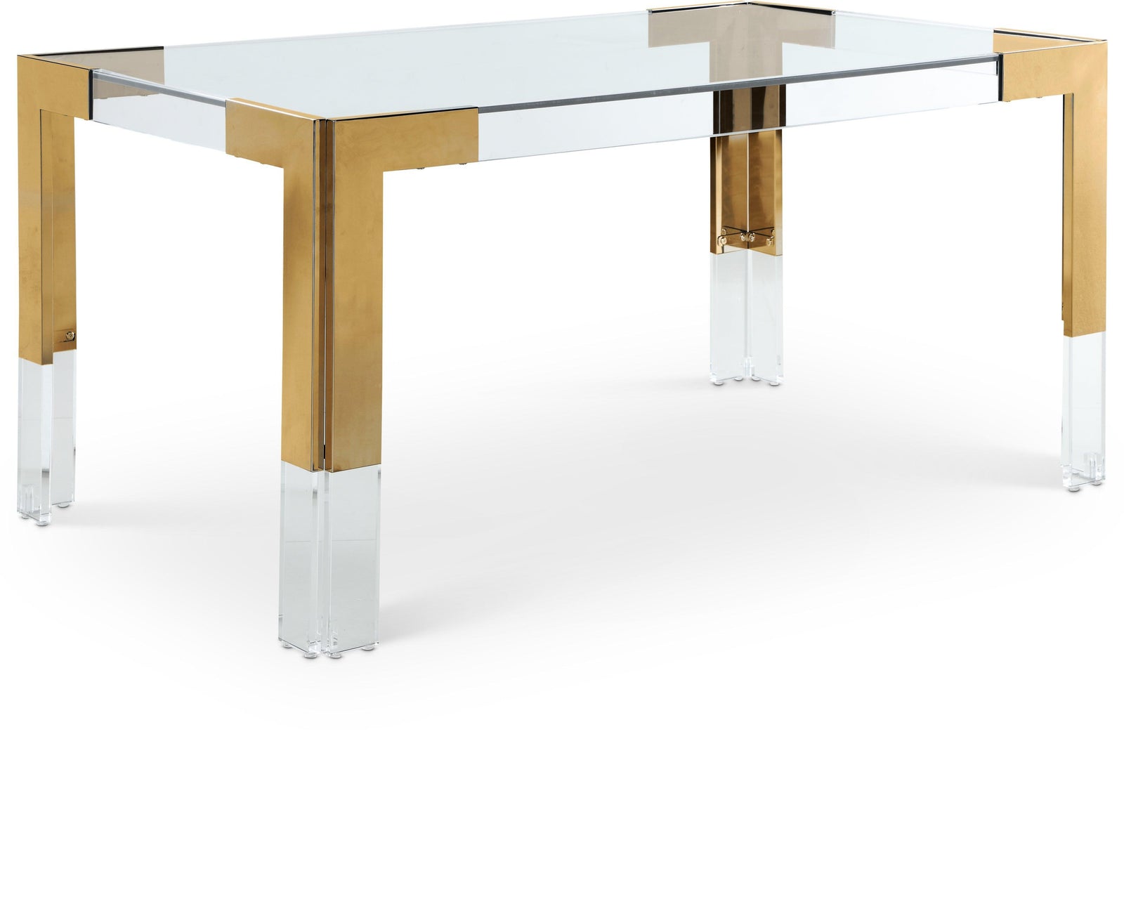 Casper Gold Dining Table - Ella Furniture