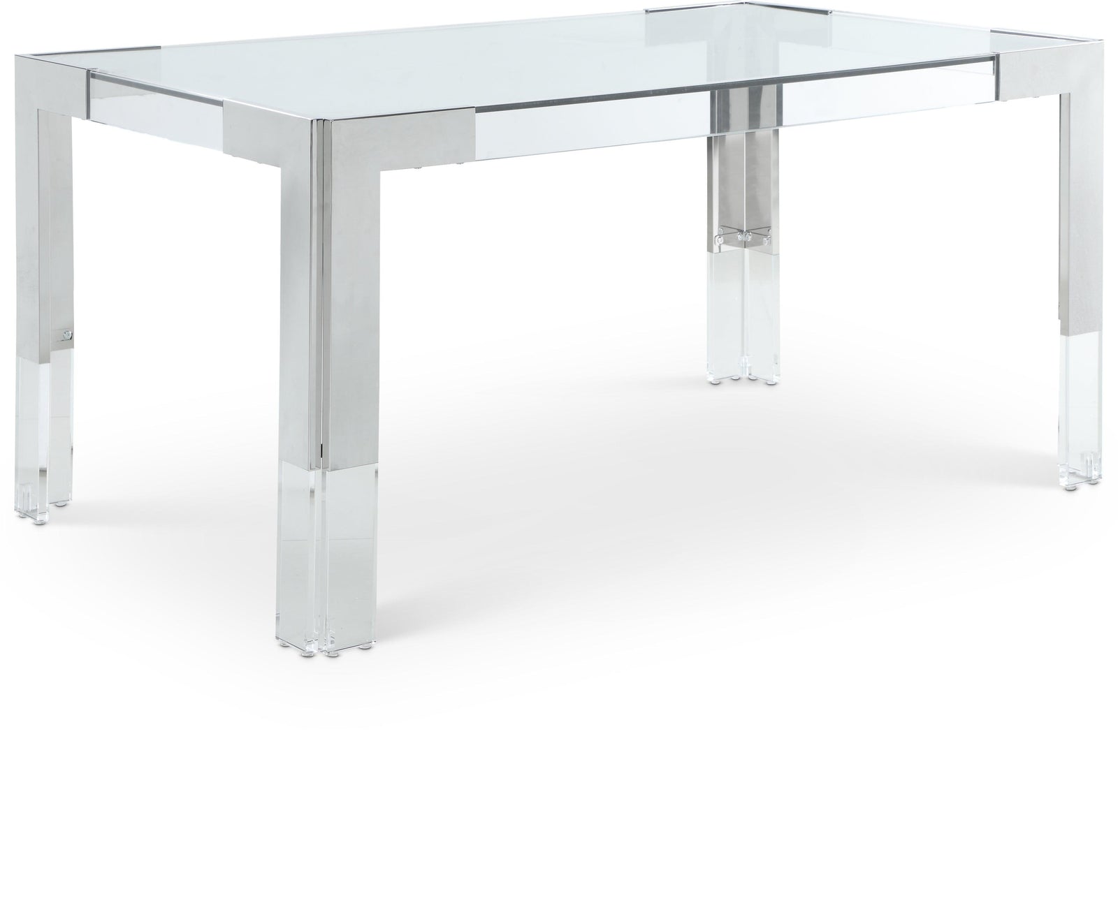 Casper Silver Dining Table - Ella Furniture