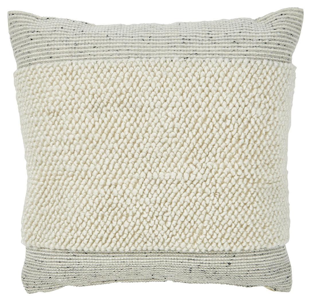 Rowcher Gray/white Pillow (Set Of 4) - Ella Furniture
