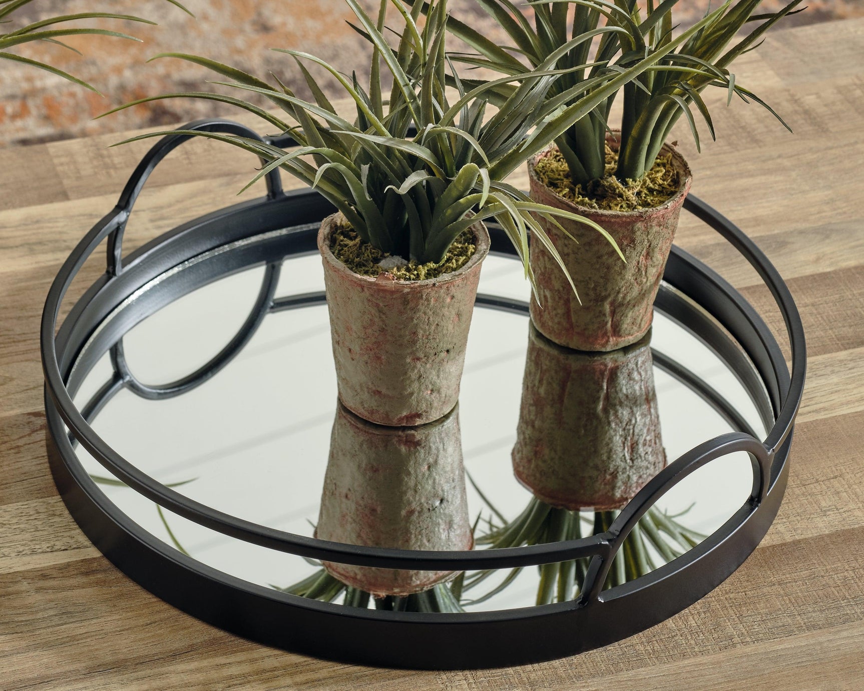 Adria Black Tray - Ella Furniture