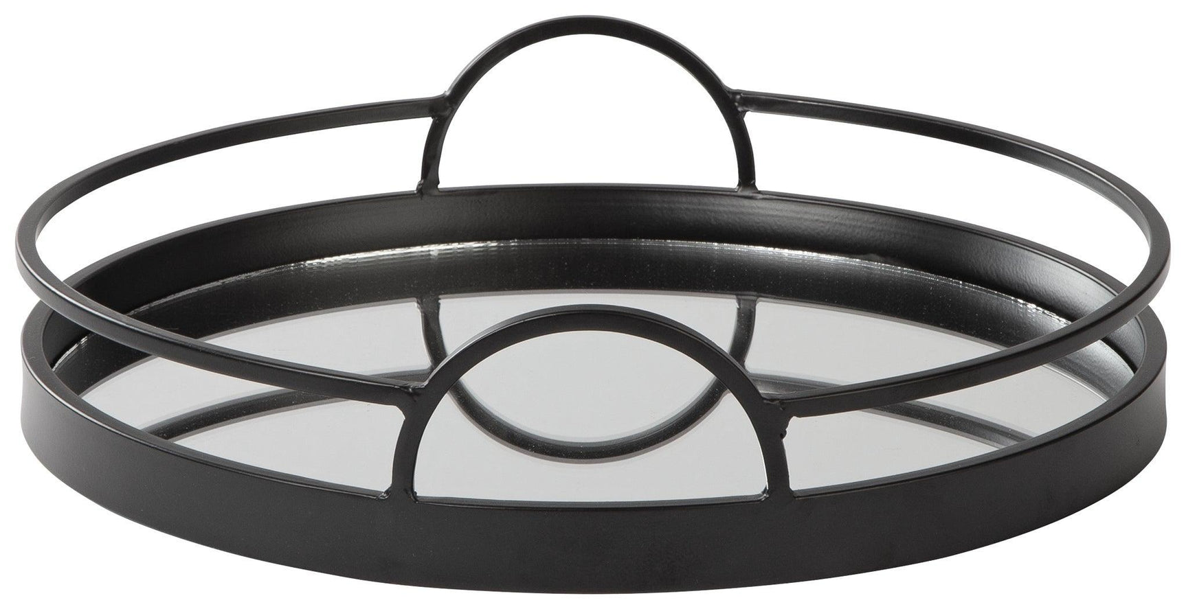 Adria Black Tray - Ella Furniture