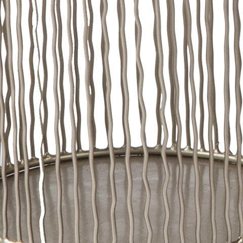 Dympna 5-Piece Silver Accessory Set close-up finish