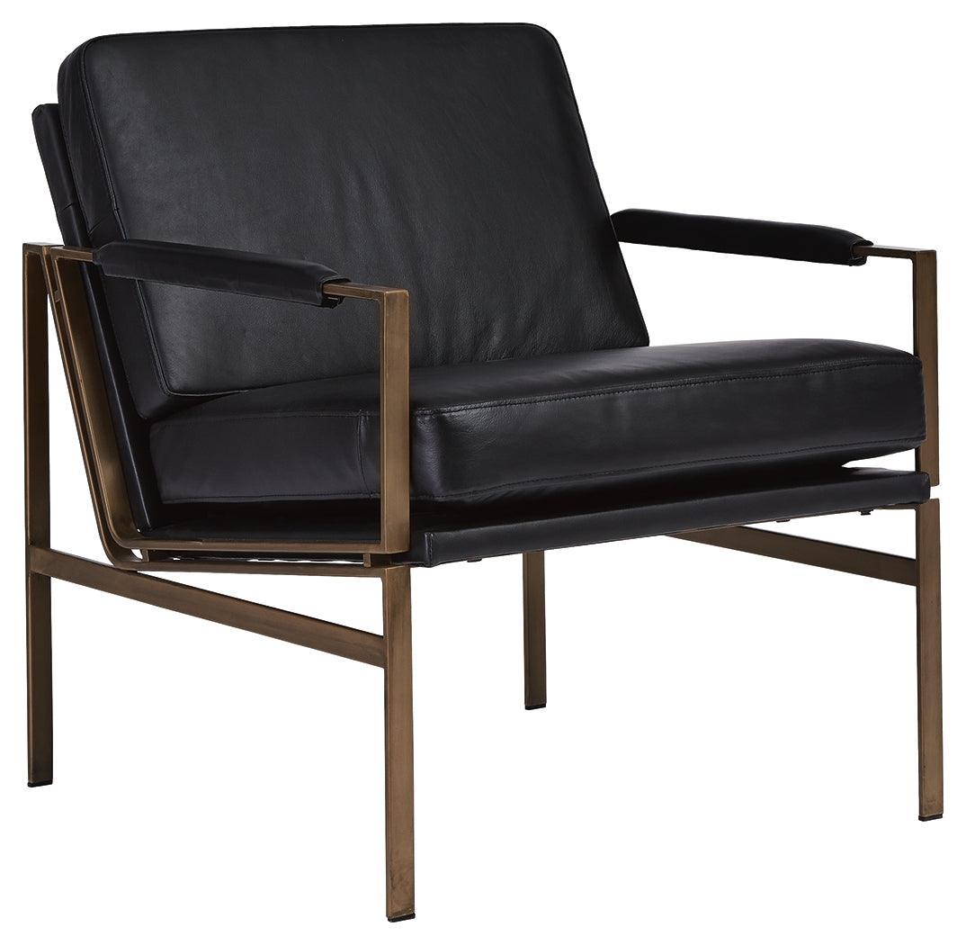 Puckman Black Accent Chair - Ella Furniture