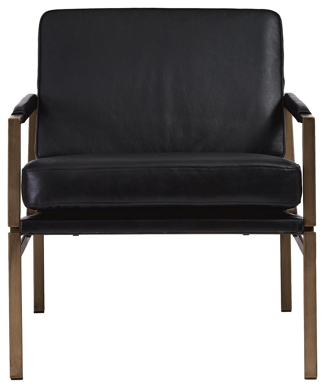 Puckman Black Accent Chair - Ella Furniture
