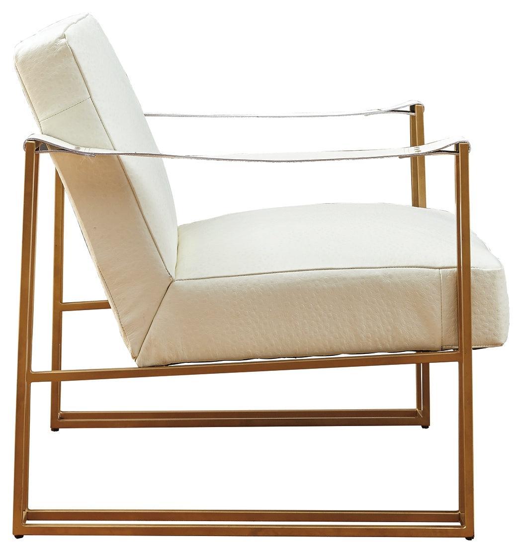 Kleemore Cream Accent Chair - Ella Furniture