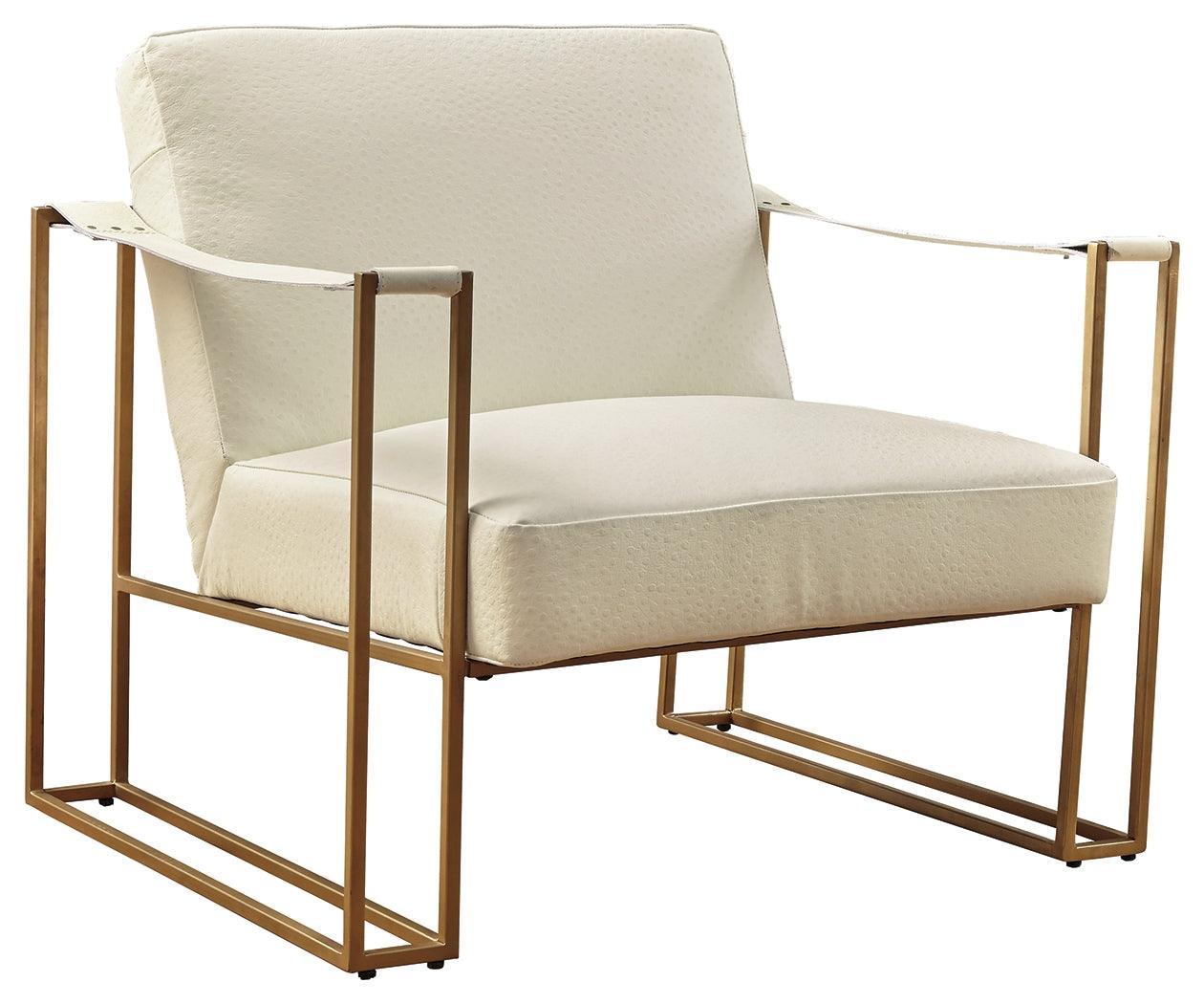 Kleemore Cream Accent Chair - Ella Furniture