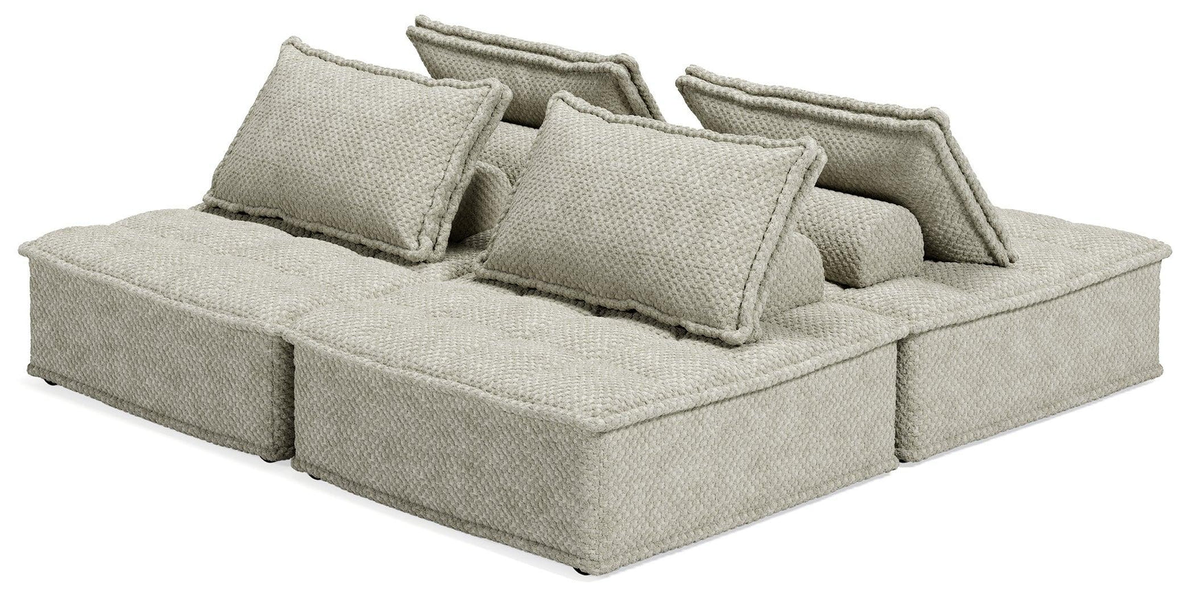 Bales Taupe 4-Piece Modular Seating - Ella Furniture