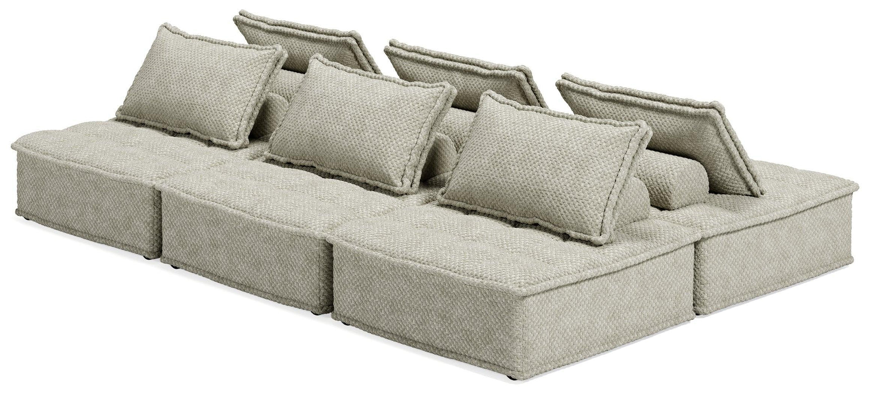 Bales Taupe 6-Piece Modular Seating - Ella Furniture