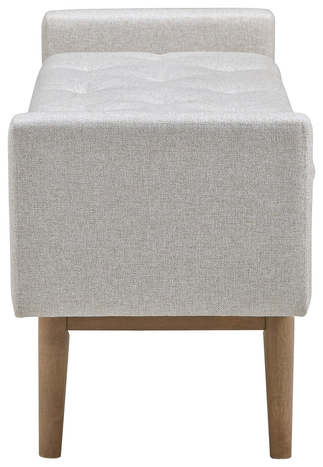 Briarson Beige/brown Storage Bench - Ella Furniture