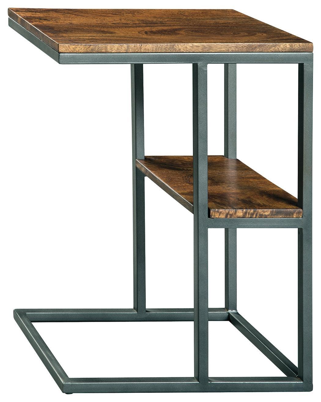 Forestmin Natural/black Accent Table - Ella Furniture