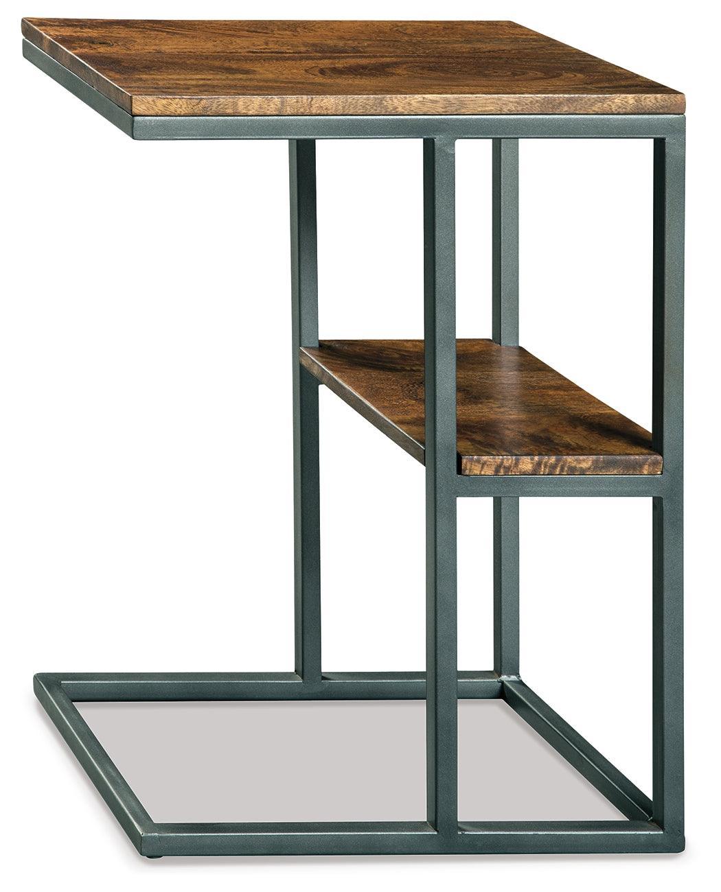 Forestmin Natural/black Accent Table - Ella Furniture