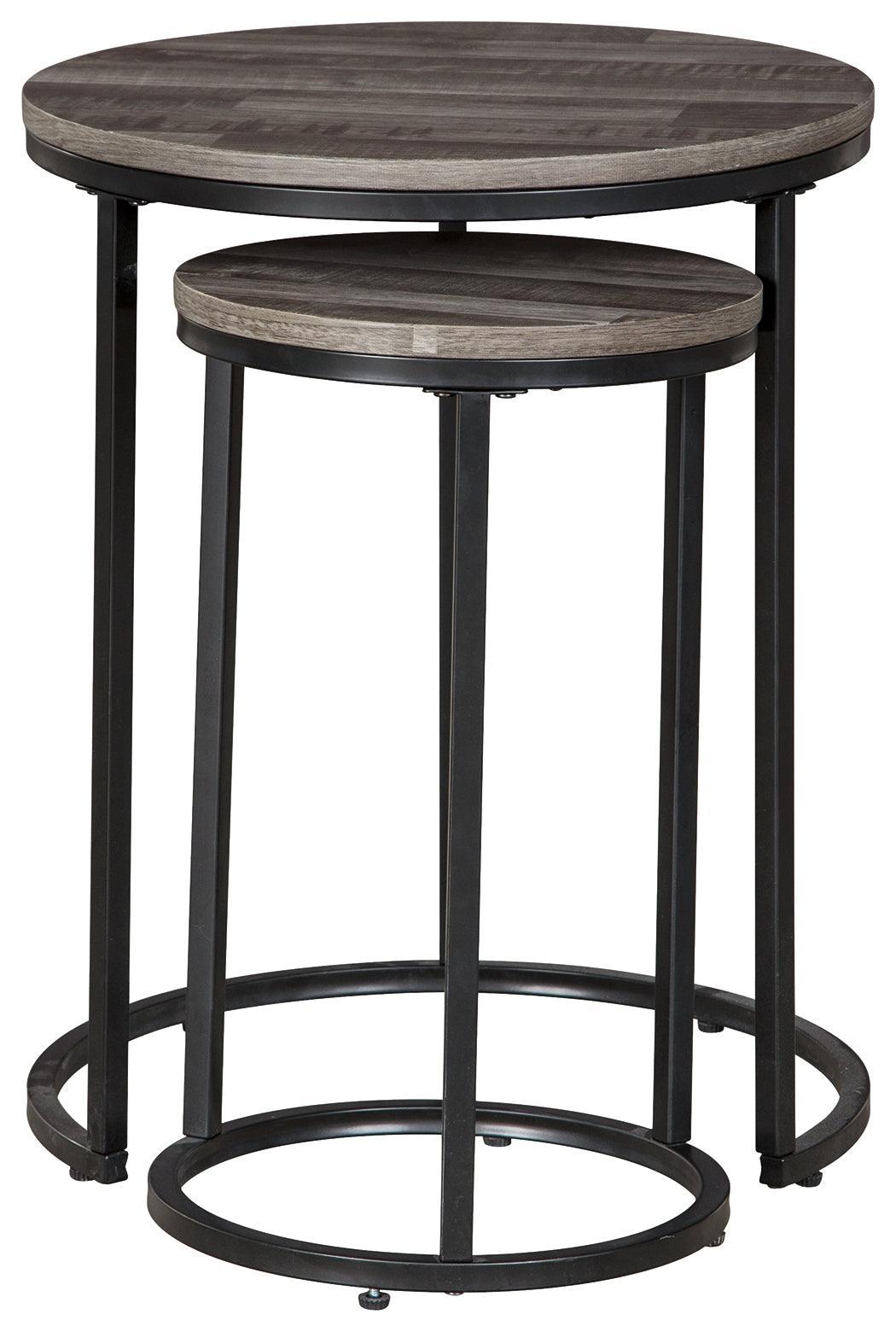 Briarsboro Black/gray Accent Table (Set Of 2) - Ella Furniture