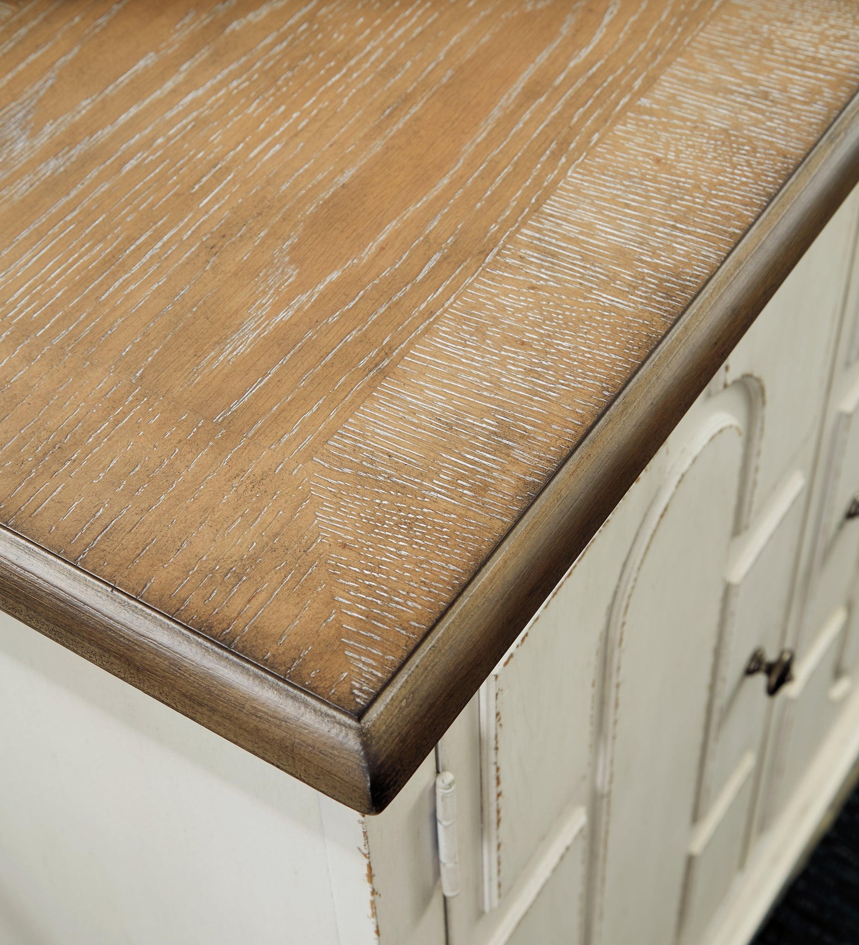 Roranville Antique White Accent Cabinet - Ella Furniture