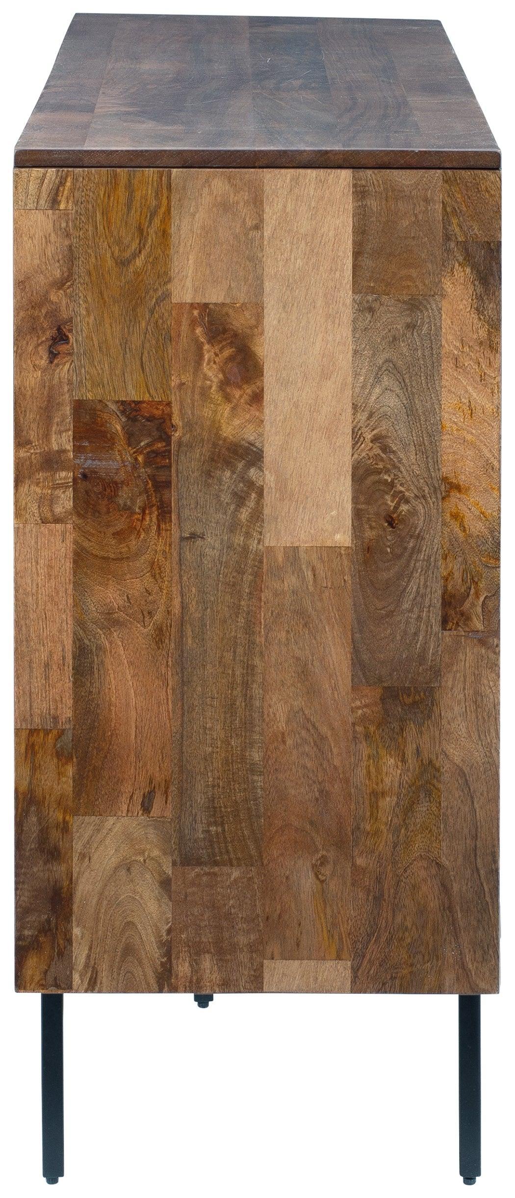 Prattville Brown Accent Cabinet - Ella Furniture
