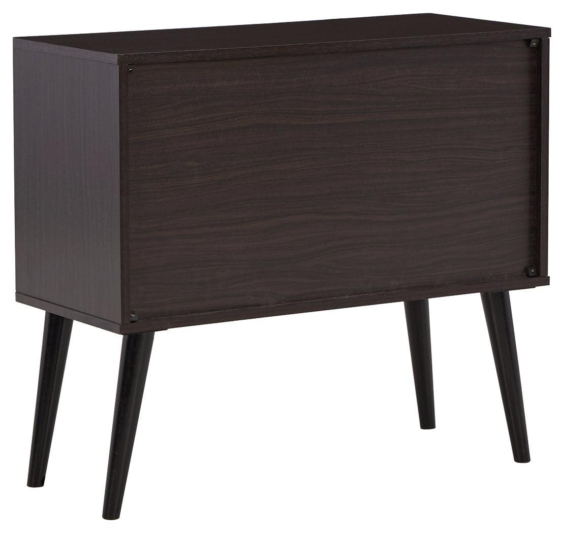 Orinfield Dark Brown Accent Cabinet - Ella Furniture