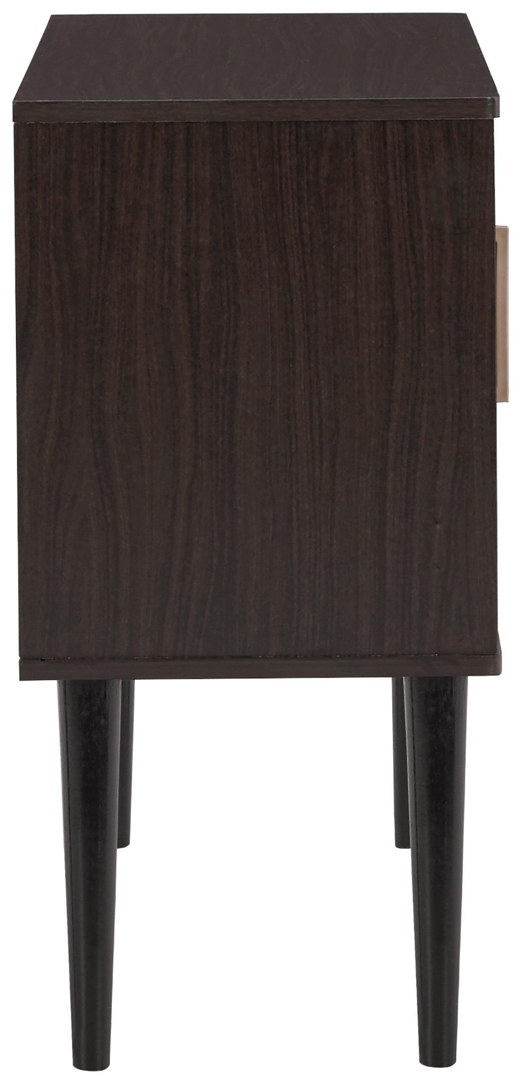 Orinfield Dark Brown Accent Cabinet - Ella Furniture