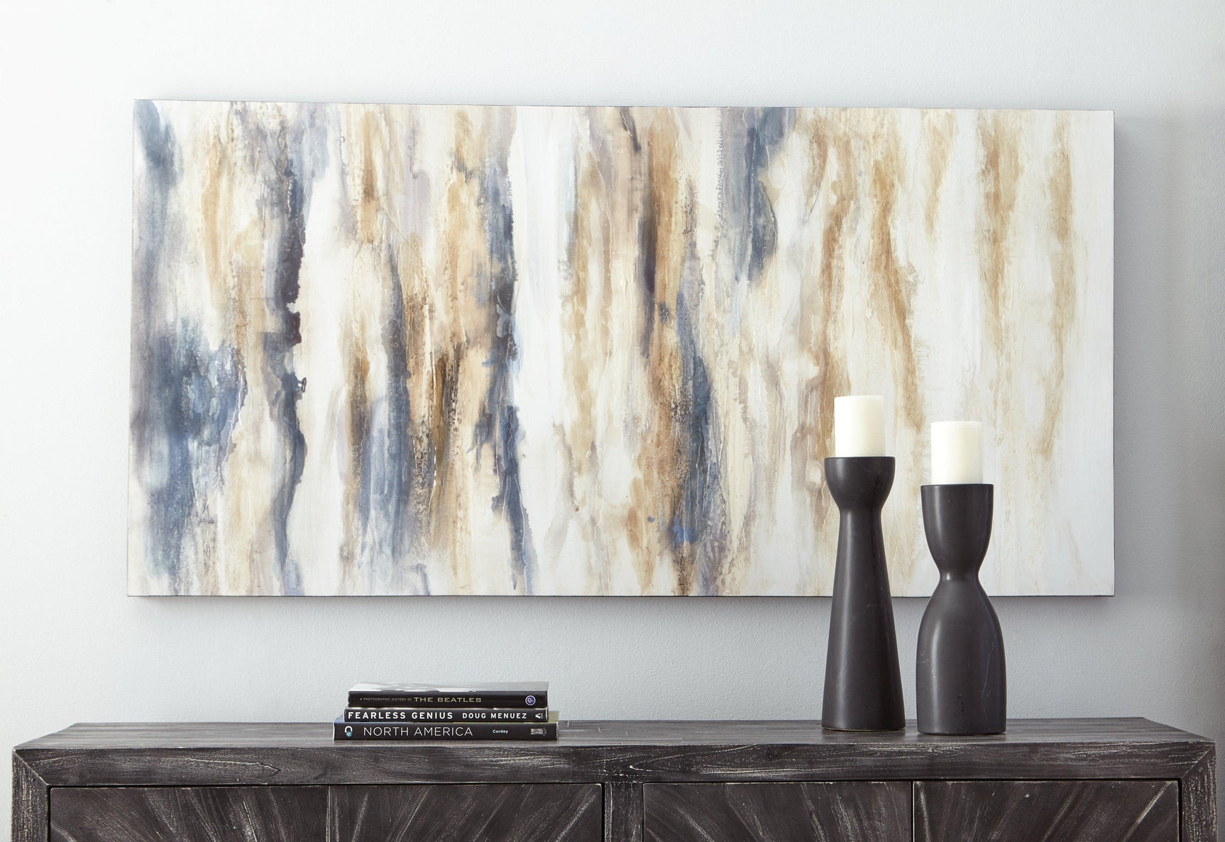 Joely Blue/tan Wall Art - Ella Furniture