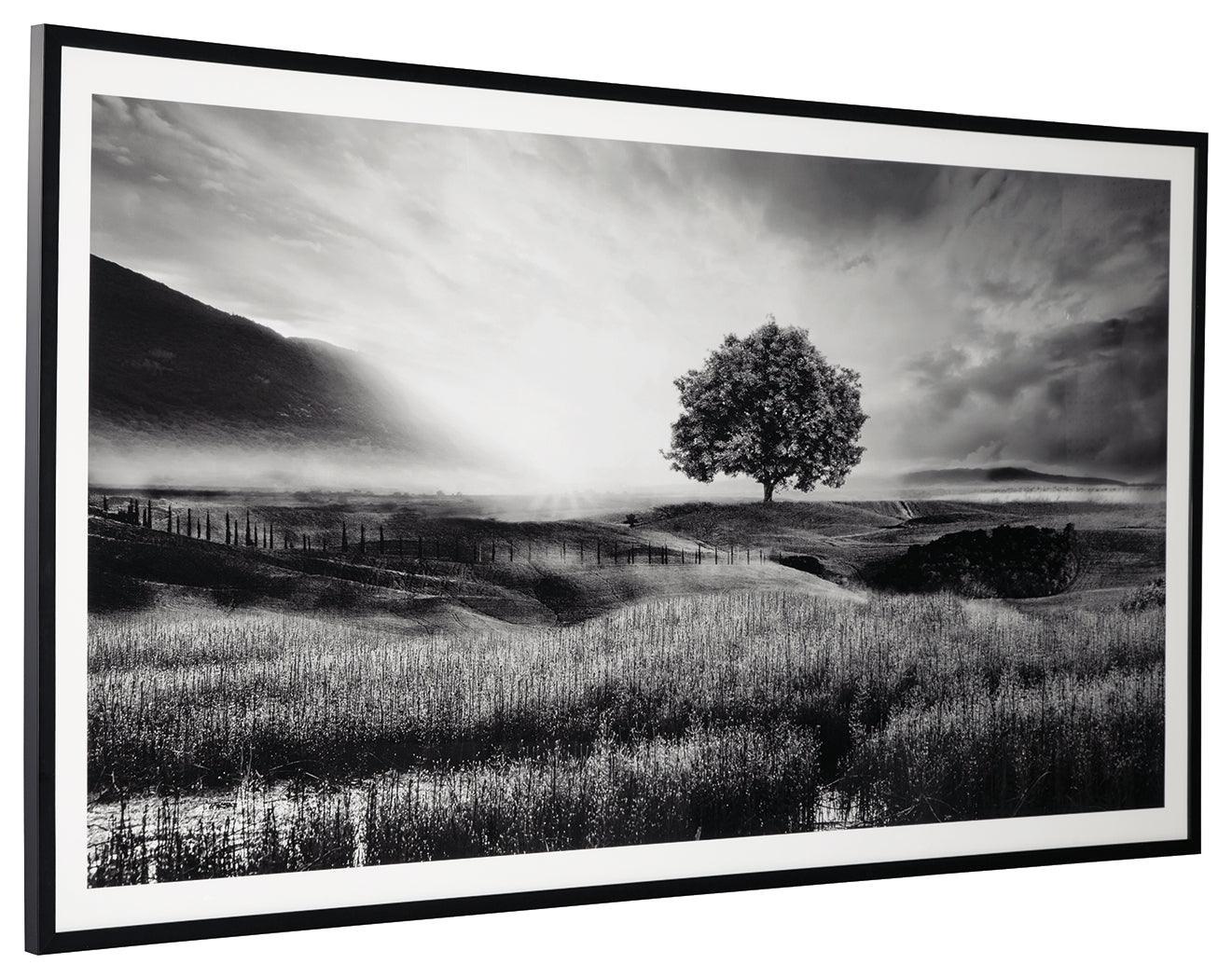 Deborland Black/White Wall Art - Ella Furniture