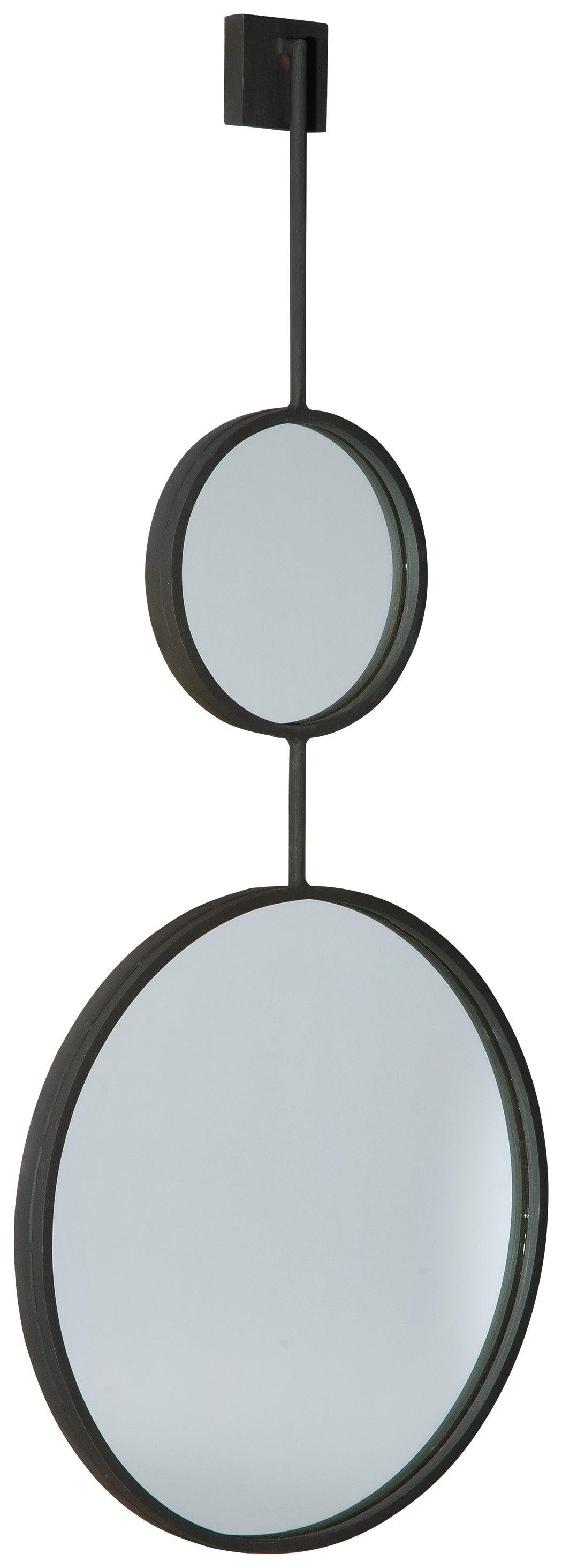 Brewer Black Accent Mirror - Ella Furniture