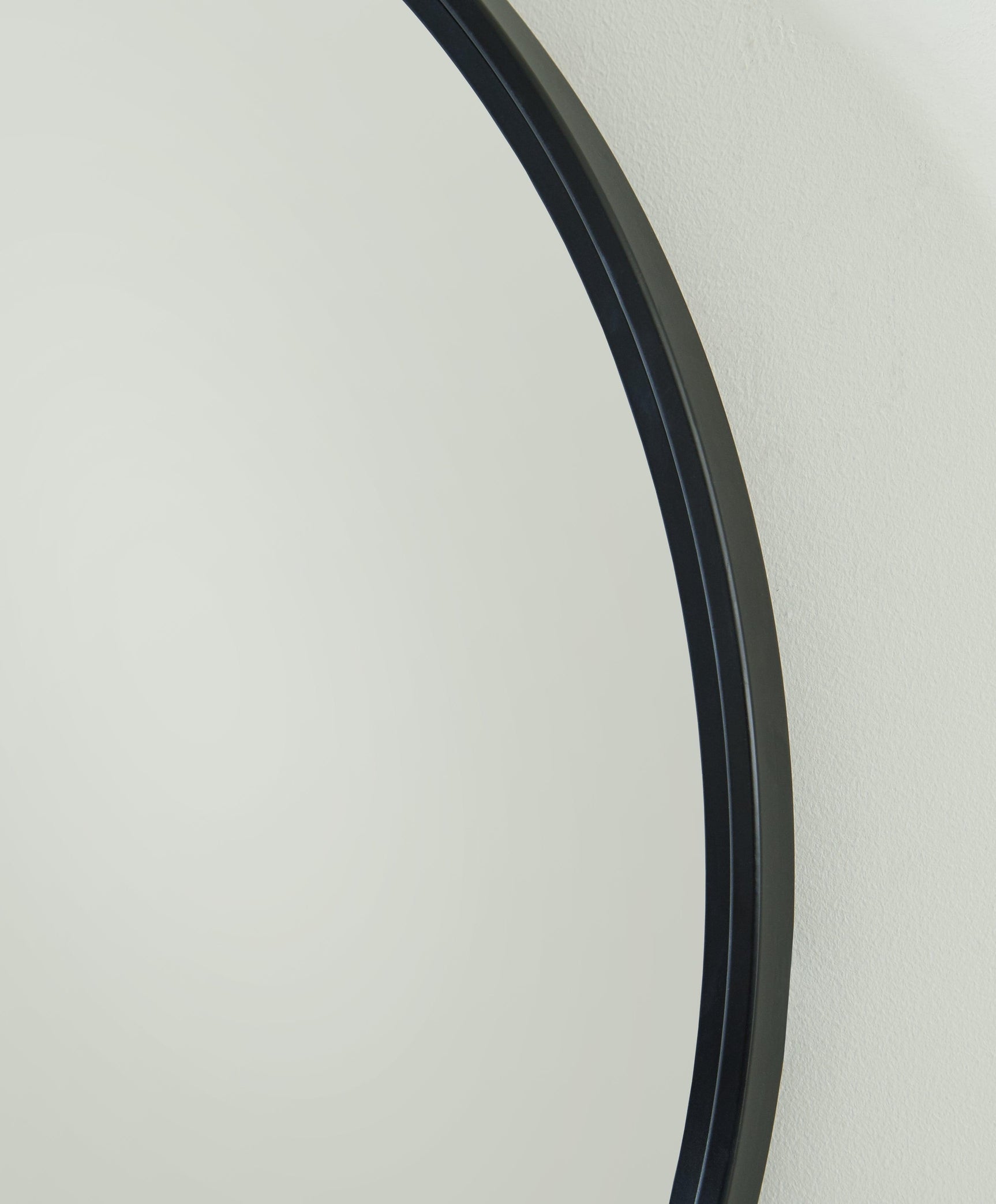 Brocky Black Accent Mirror - Ella Furniture