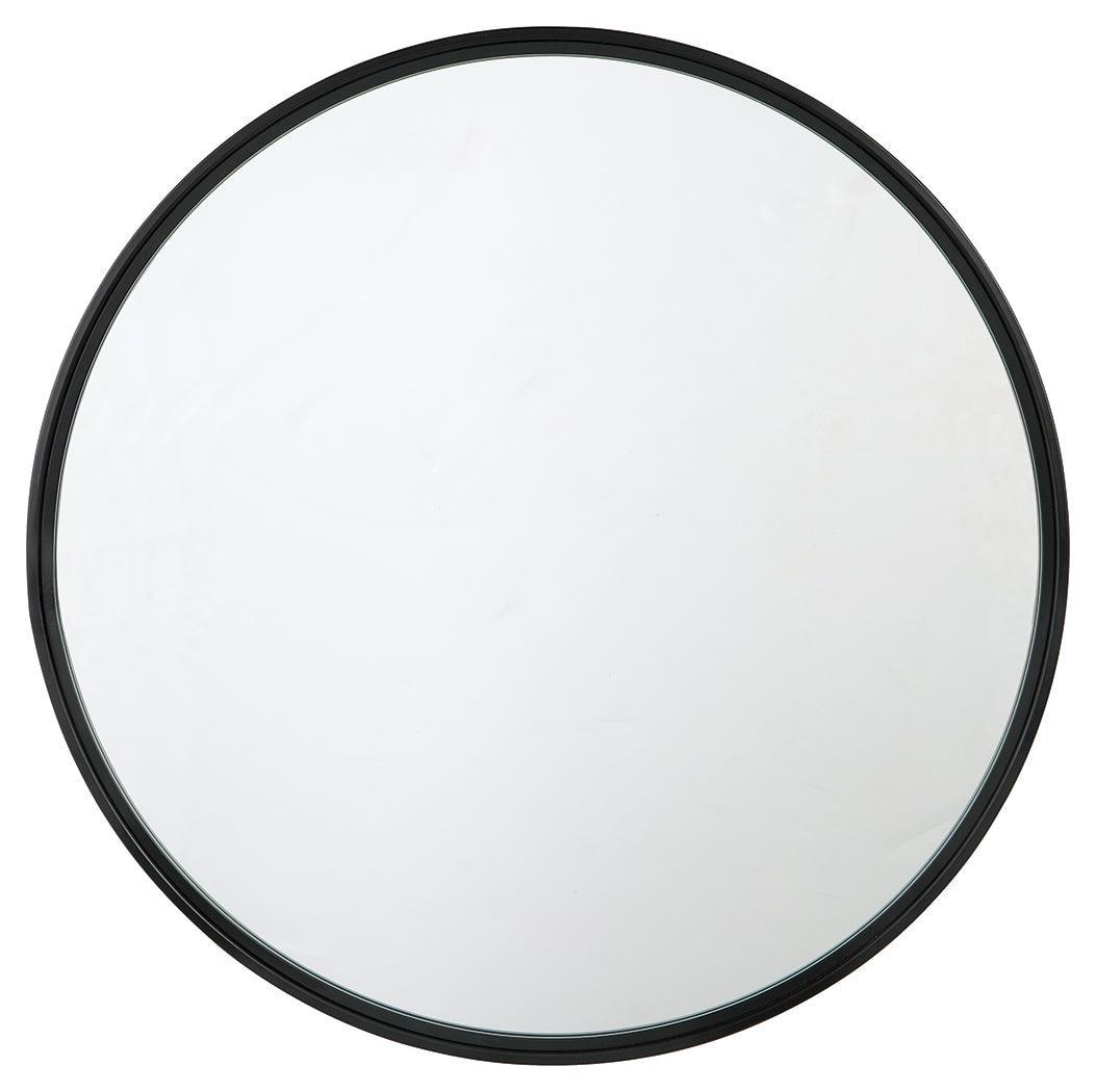 Brocky Black Accent Mirror - Ella Furniture
