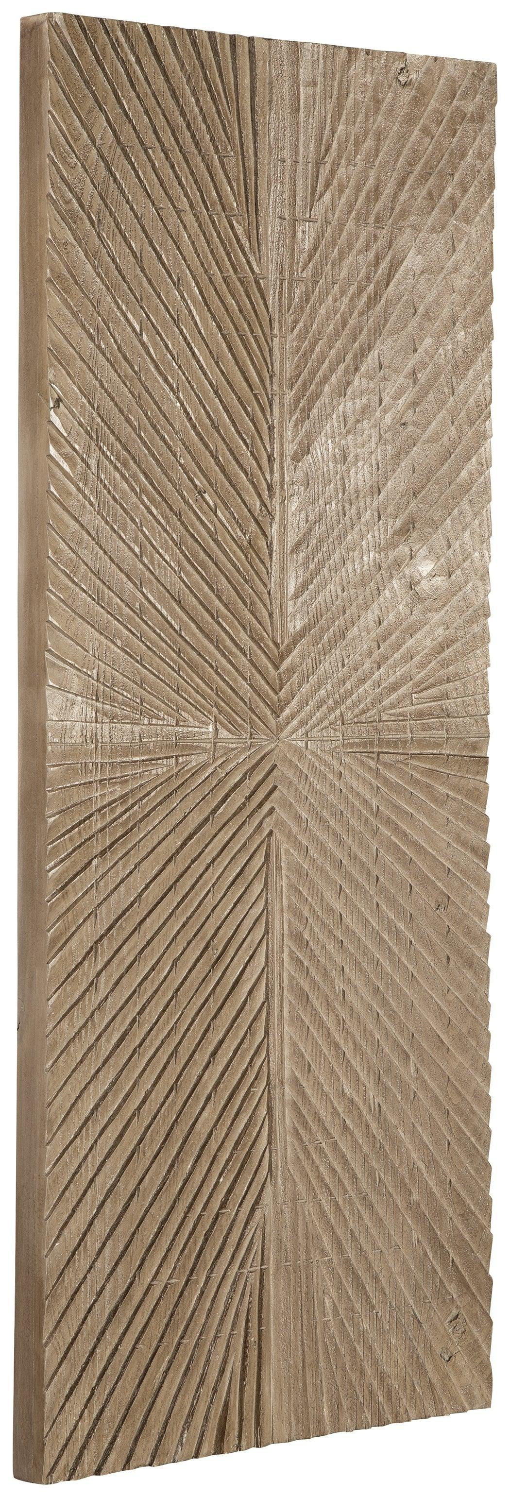 Lenora Distressed Brown Wall Decor - Ella Furniture