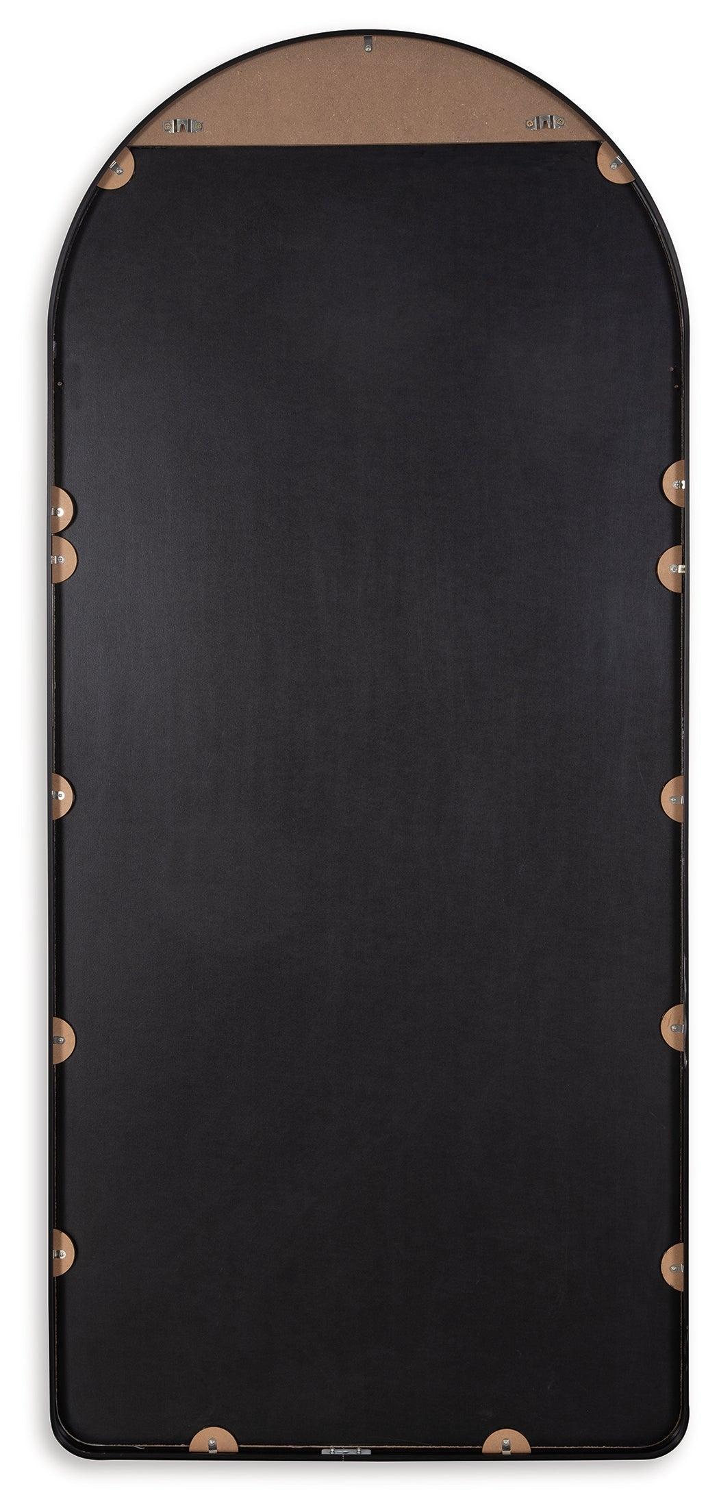 Sethall Black Floor Mirror - Ella Furniture