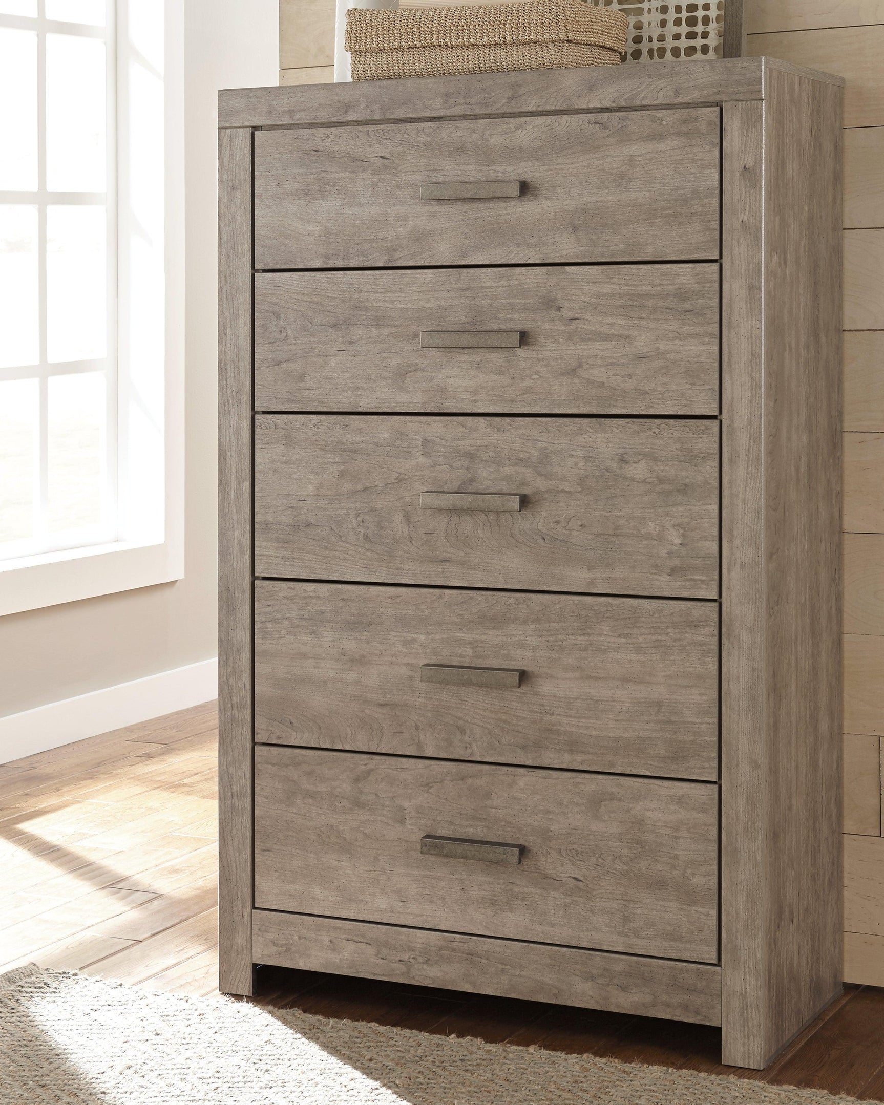 Culverbach Gray Chest Of Drawers - Ella Furniture
