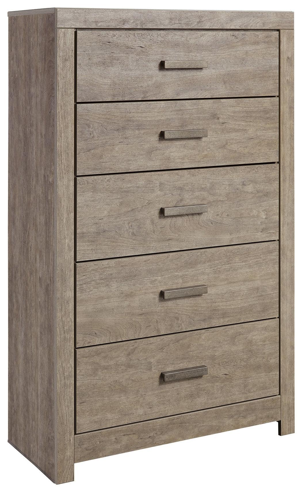 Culverbach Gray Chest Of Drawers - Ella Furniture