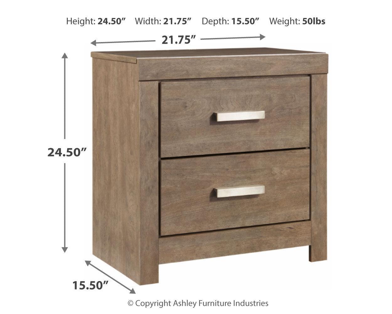 Culverbach Gray Nightstand - Ella Furniture