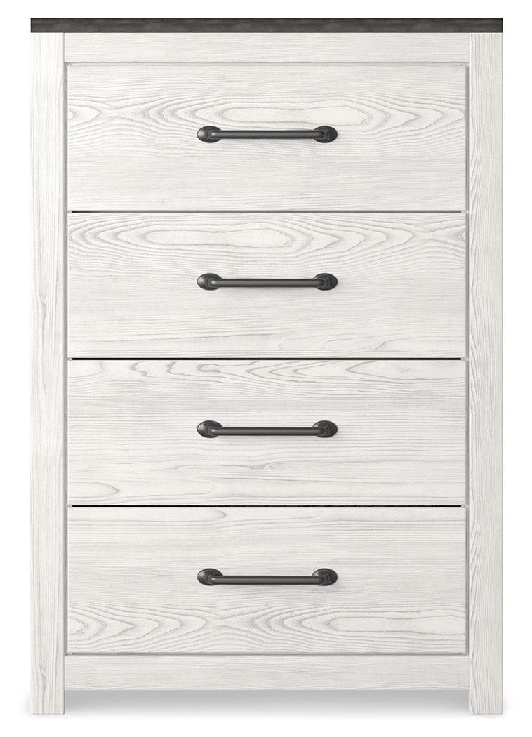Gerridan White/Gray Chest Of Drawers - Ella Furniture
