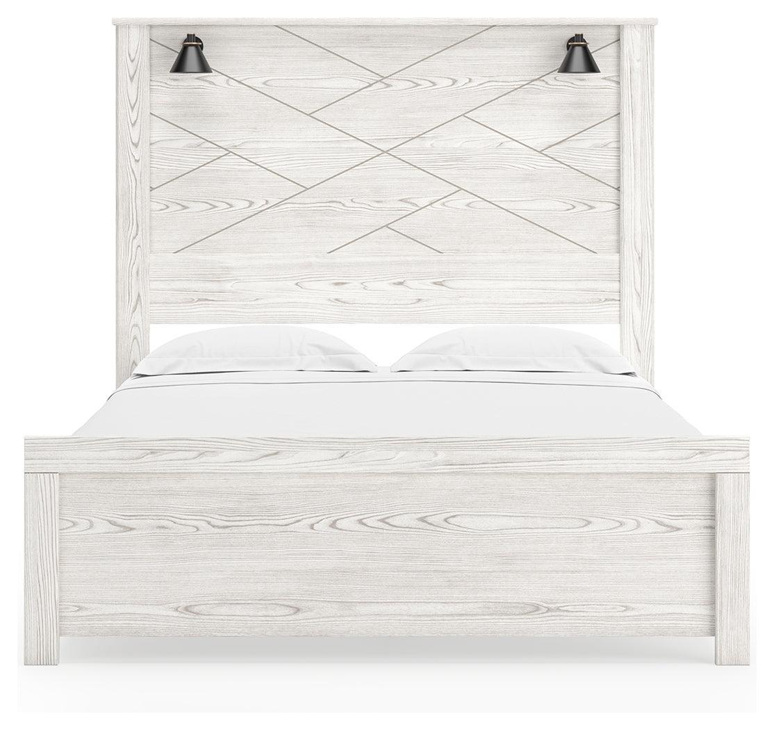 Gerridan White/Gray Queen Panel Bed B1190B7 - Ella Furniture
