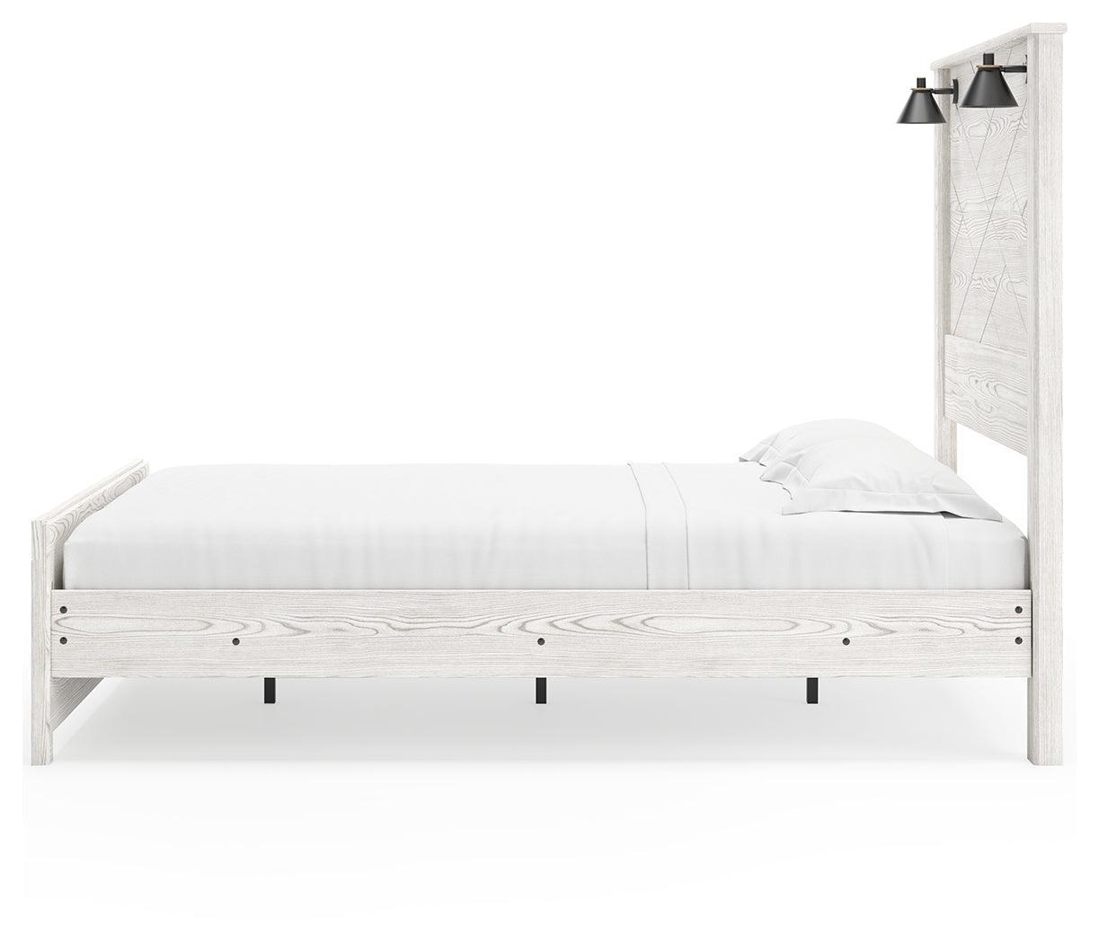 Gerridan White/Gray Queen Panel Bed B1190B7 - Ella Furniture