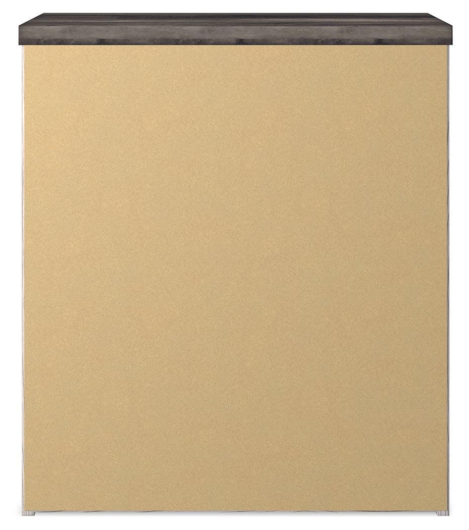 Gerridan White/Gray Nightstand - Ella Furniture