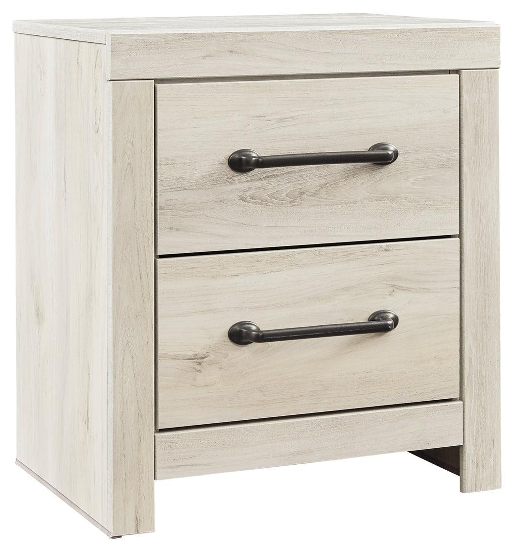 Cambeck Whitewash Nightstand - Ella Furniture