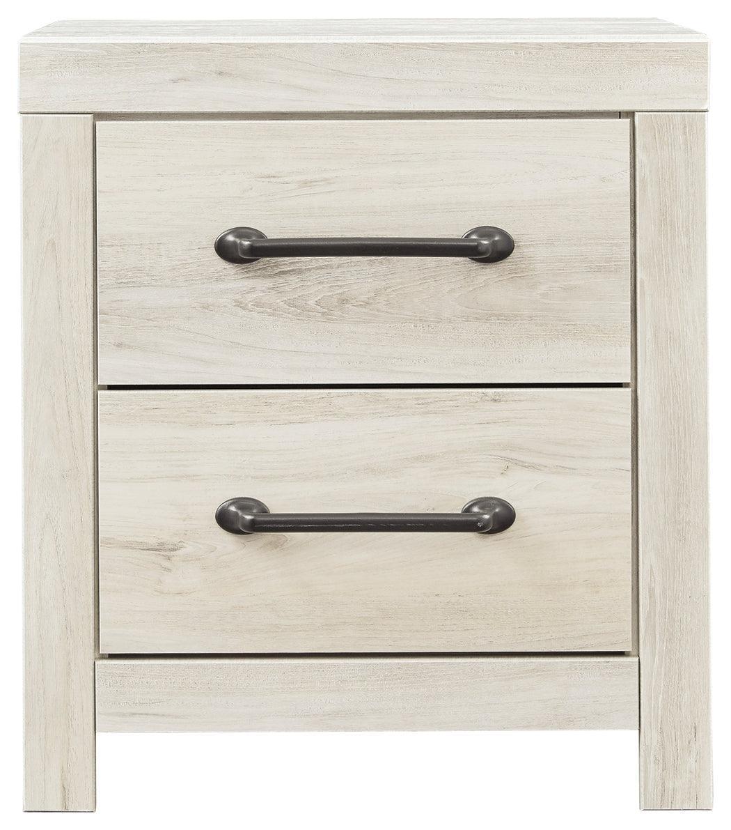 Cambeck Whitewash Nightstand - Ella Furniture